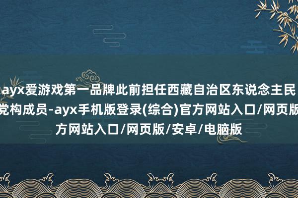 ayx爱游戏第一品牌此前担任西藏自治区东说念主民政府副主席、党构成员-ayx手机版登录(综合)官方网站入口/网页版/安卓/电脑版